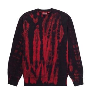 Supreme Small Box Crewneck (FW21) Red Tie Dye / SIZE LARGE